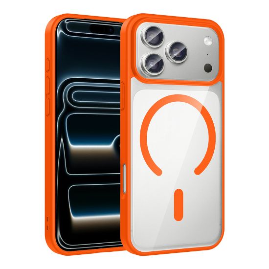 Apple iPhone 17 Pro Kılıf M-safe Wireless Şarj Özellikli Silikon Zore Ege Kapak resmi