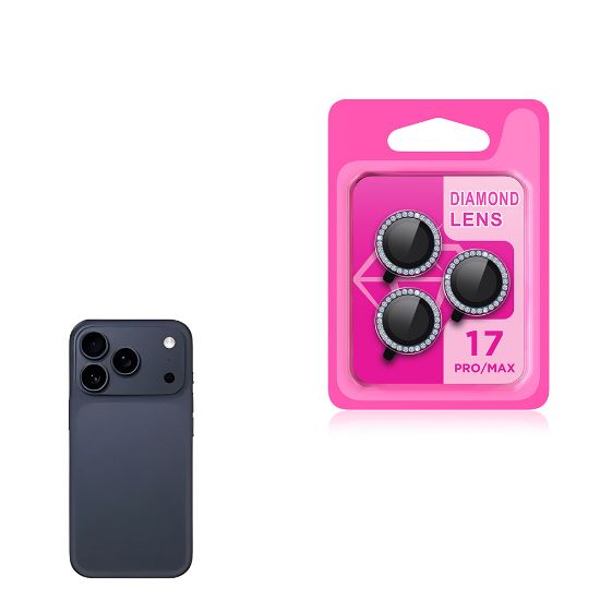 Apple iPhone 17 Pro Max Zore CL-06 Kamera Lens Koruyucu - Lacivert resmi
