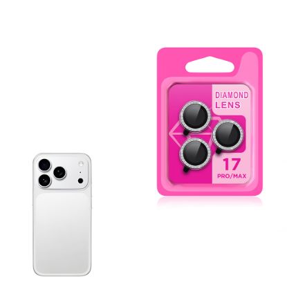 Apple iPhone 17 Pro Max Zore CL-06 Kamera Lens Koruyucu - Titanyum-Gümüş resmi
