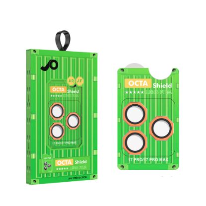 Apple iPhone 17 Pro Max Zore CL-19 Kamera Lens Koruyucu - Turuncu resmi