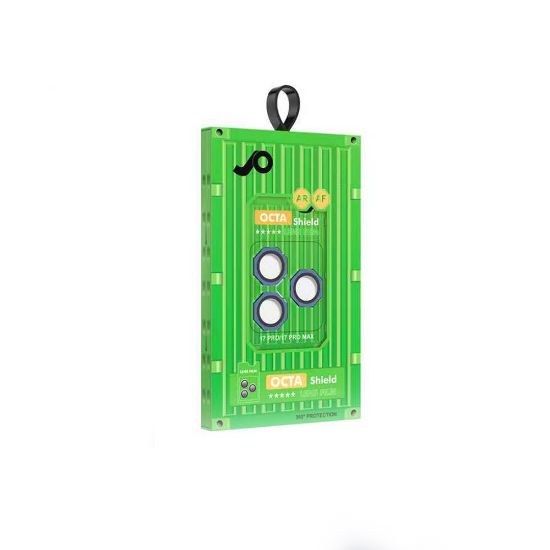 Apple iPhone 17 Pro Max Zore CL-19 Kamera Lens Koruyucu - Lacivert resmi