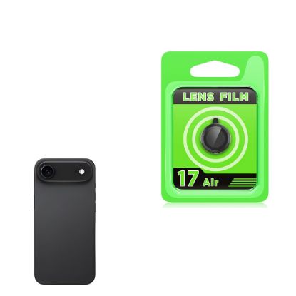 Apple iPhone 17 Air Zore CL-07 Kamera Lens Koruyucu - Siyah resmi
