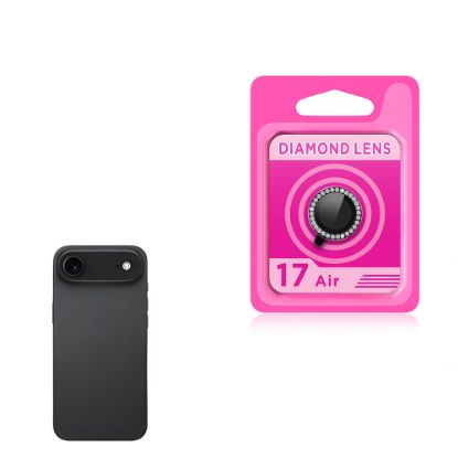 Apple iPhone 17 Air Zore CL-06 Kamera Lens Koruyucu - Siyah resmi