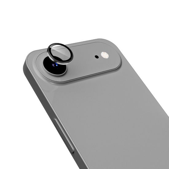 Apple iPhone 17 Air Zore Mikro Kamera Lens Koruyucu - Gri resmi