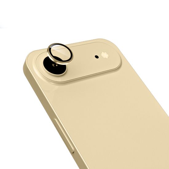 Apple iPhone 17 Air Zore Mikro Kamera Lens Koruyucu - Gold resmi