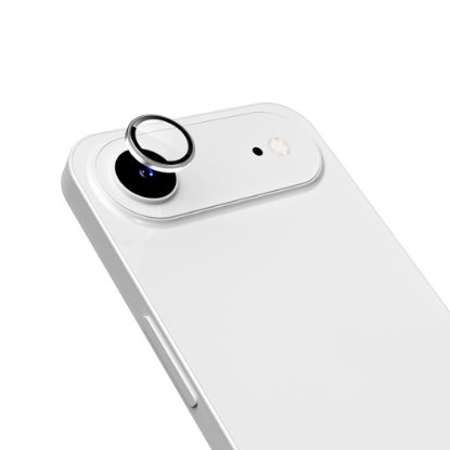 Apple iPhone 17 Air Zore Mikro Kamera Lens Koruyucu - Gümüş resmi