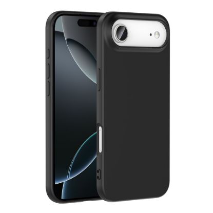 Apple iPhone 17 Air Kılıf Zore Mara Lansman Kapak - Siyah resmi