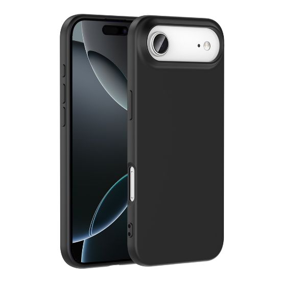 Apple iPhone 17 Air Kılıf Zore Mara Lansman Kapak - Siyah resmi