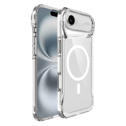 Apple iPhone 17 Air Kılıf Zore M-safe Şarj Özellikli T-Max M-safe Kapak - Şeffaf resmi