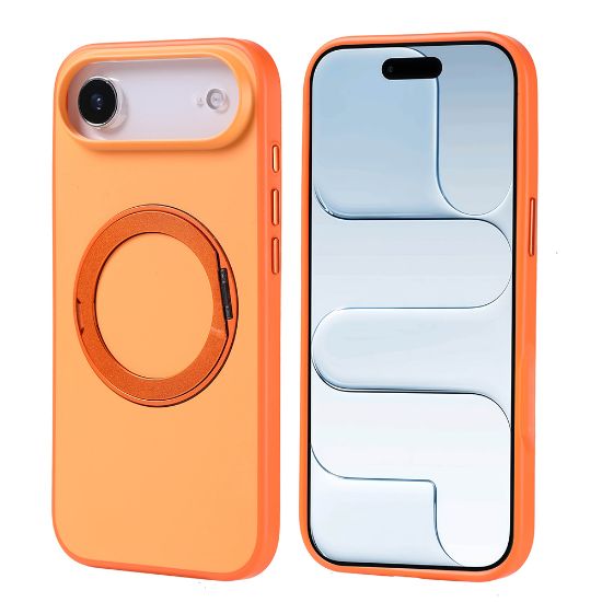 Apple iPhone 17 Air Kılıf M-Safe Şarj Özellikli Standlı Zore Proton Silikon Kapak resmi