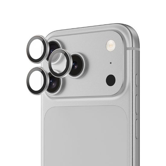 Apple iPhone 17 Pro Max Benks DR Safir Kamera Lens Koruyucu - Gümüş resmi