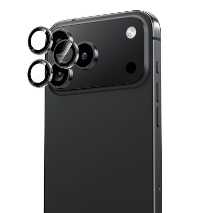 Apple iPhone 17 Pro Max Benks DR Safir Kamera Lens Koruyucu - Gri resmi