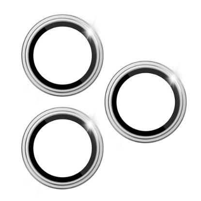 Apple iPhone 17 Pro Max Wiwu LG-005 Falcon Anti Reflective Çizilmeye Karşı Dayanıklı Kamera Lens Koruyucu - Gümüş resmi