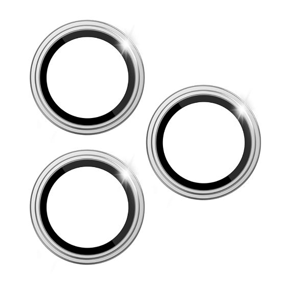 Apple iPhone 17 Pro Max Wiwu LG-005 Falcon Anti Reflective Çizilmeye Karşı Dayanıklı Kamera Lens Koruyucu - Gümüş resmi