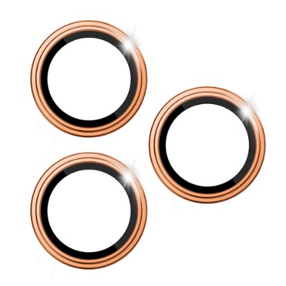 Apple iPhone 17 Pro Max Wiwu LG-005 Falcon Anti Reflective Çizilmeye Karşı Dayanıklı Kamera Lens Koruyucu - Turuncu resmi