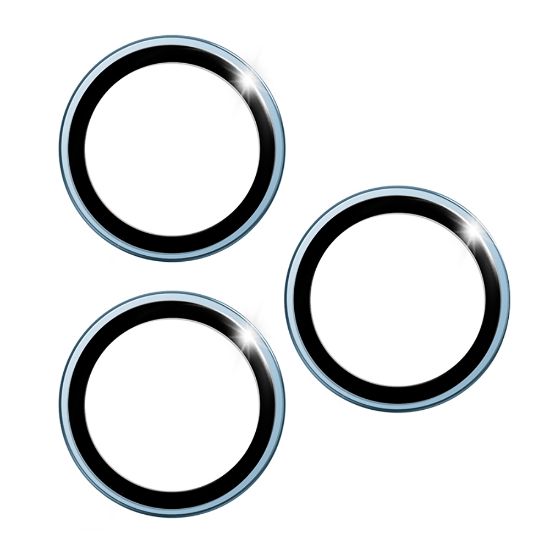 Apple iPhone 17 Pro Max Wiwu LG-003 Lens Guard Çizilmeye Karşı Dayanıklı Safir Kamera Lens Koruyucu - Mavi resmi