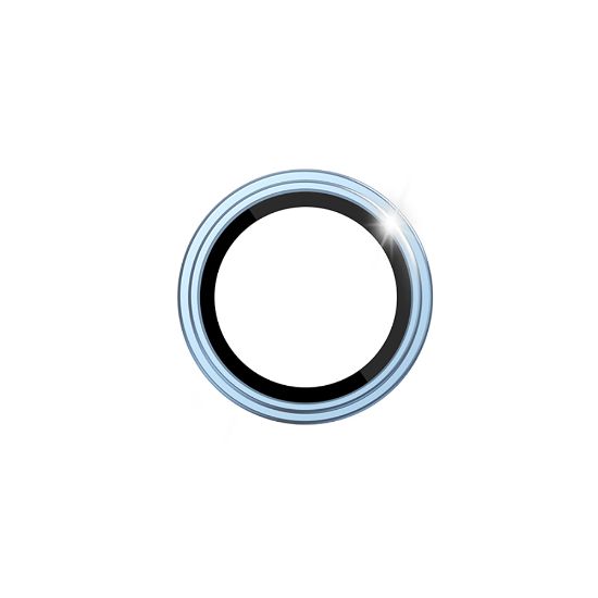 Apple iPhone 17 Air Wiwu LG-005 Falcon Anti Reflective Çizilmeye Karşı Dayanıklı Kamera Lens Koruyucu - Açık Mavi resmi