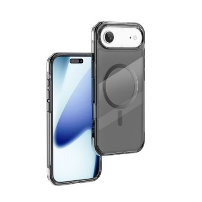 Apple iPhone 17 Air Kılıf M-safe Şarj Özellikli Wiwu MCC-702 Titanyum Pro Serisi Sert PC Kapak - Siyah resmi