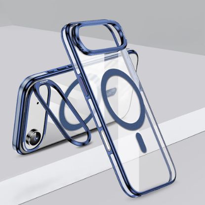 Apple iPhone 17 Air Kılıf M-safe Şarj Özellikli Wlons Standlı Efsane Kapak resmi