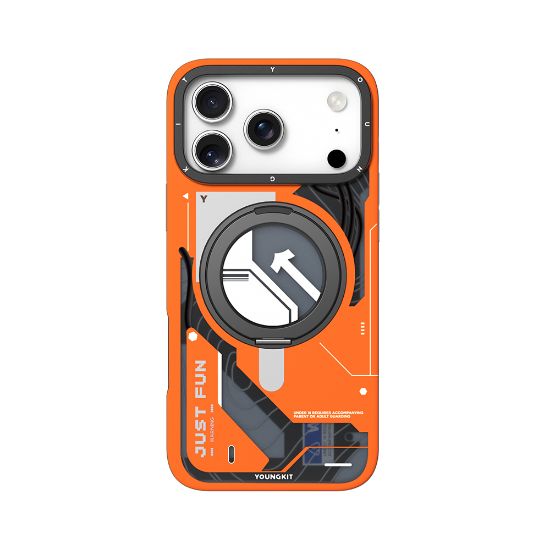 Apple iPhone 17 Pro Kılıf M-safe Şarj Özellikli Youngkit Starship Serisi Kapak resmi