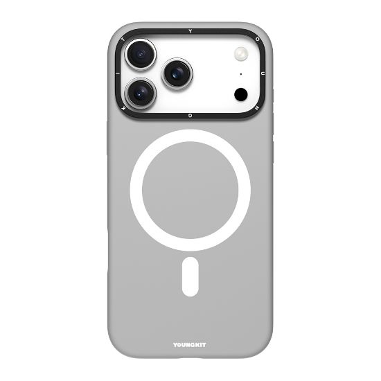 Apple iPhone 17 Pro Max Kılıf M-Safe Şarj Özellikli Kamera Standlı Youngkit Gel Cream Serisi Kapak resmi